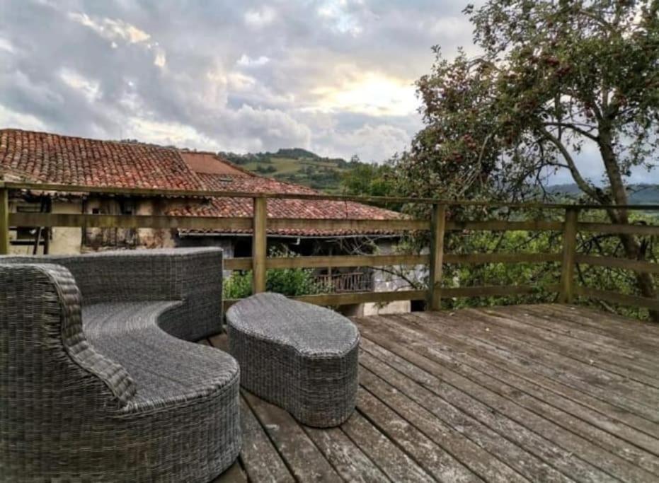 La Casina Roja - Santolaya De Cabranes Villa Arboleya Bagian luar foto