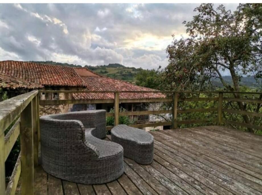 La Casina Roja - Santolaya De Cabranes Villa Arboleya Bagian luar foto